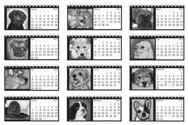 BUY ONLINE BEST DOG CALENDARS 2014, 2015, 2016, 2017, 2018, 2019, 2020