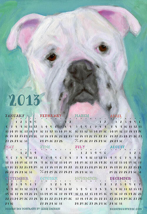 DOG and PUPPY ART CALENDARS