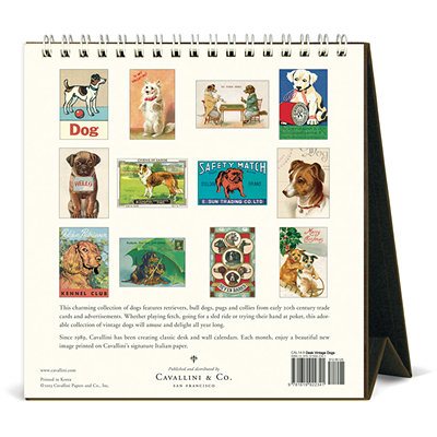 VINTAGE DOG and PUPPY CALENDARS