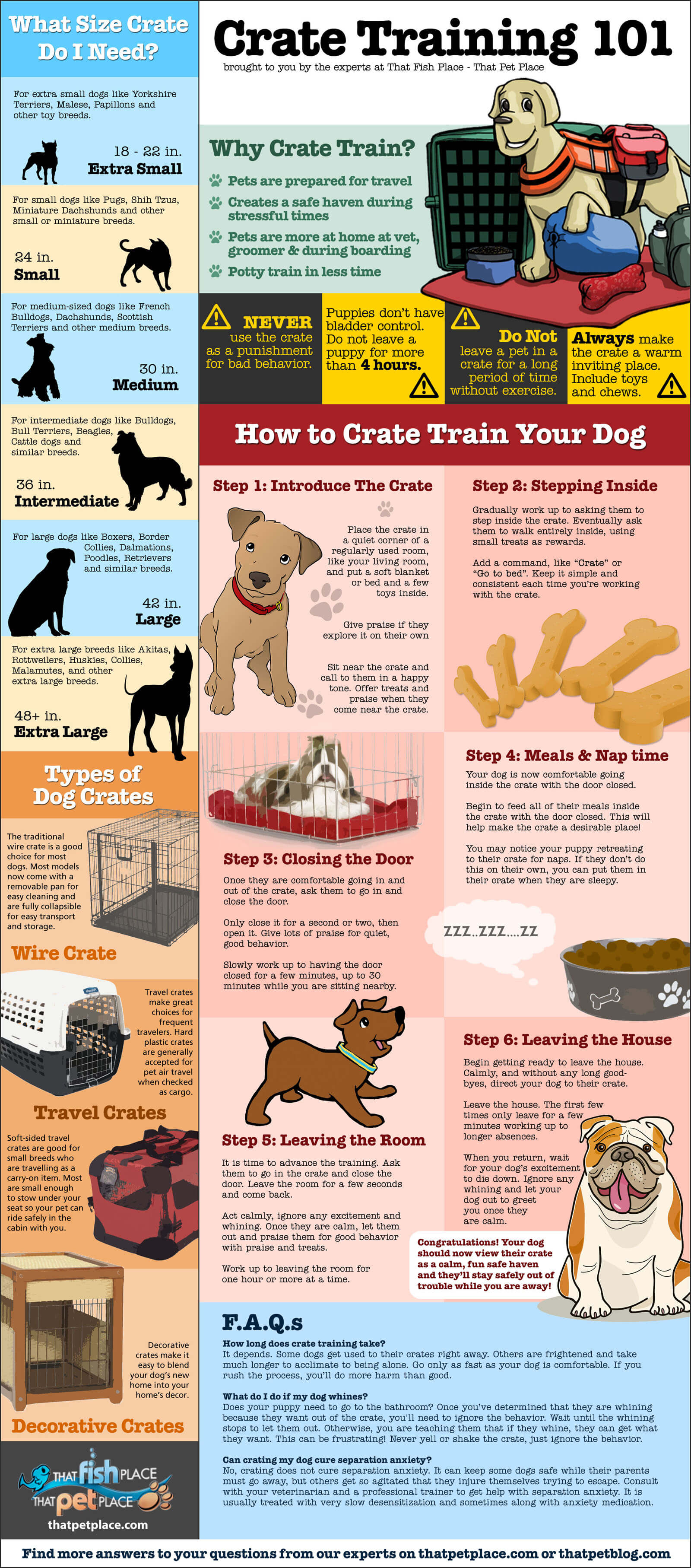 Dog Crate Training & Teaching INFOGRAFICS - PRESS TO SEE IN FULL SIZE!