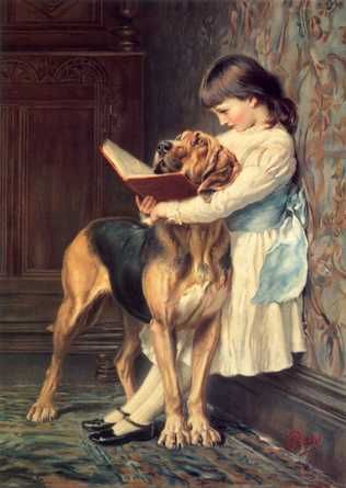 DOG AND KID