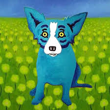 DOG ART, DRAWINGS, PAINT by George Rodrigue