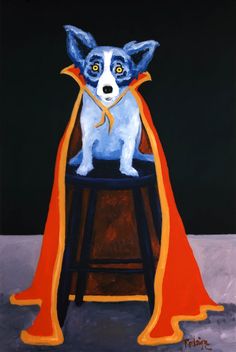 DOG ART, DRAWINGS, PAINT by George Rodrigue