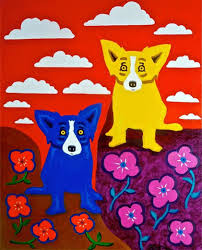 DOG ART, DRAWINGS, PAINT by George Rodrigue