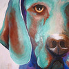 Dog & Puppy drawing, art, portraits, renaissance