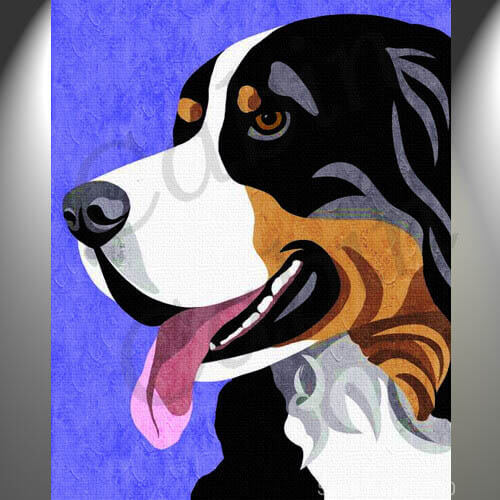 DOG ART, DRAWINGS, PAINT