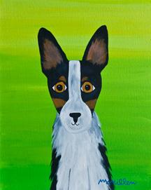 DOG ART, DRAWINGS, PAINT by Abby Mcmillen
