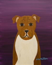 DOG ART, DRAWINGS, PAINT by Abby Mcmillen