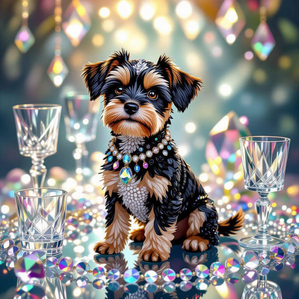 DIGITAL DOG ART AI GENERATED GALLERY