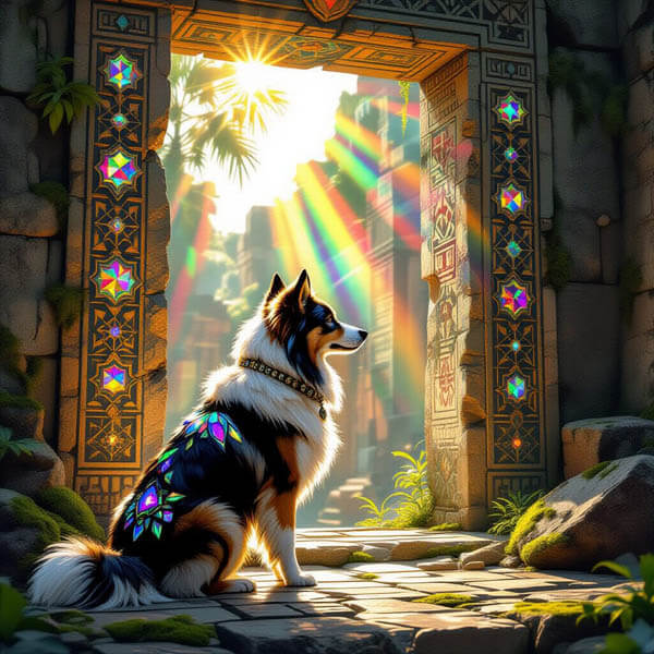 DIGITAL DOG ART AI GENERATED GALLERY