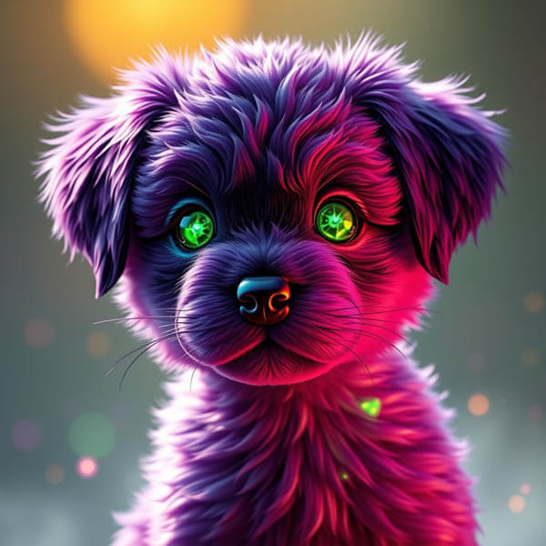 DIGITAL DOG ART AI GENERATED GALLERY