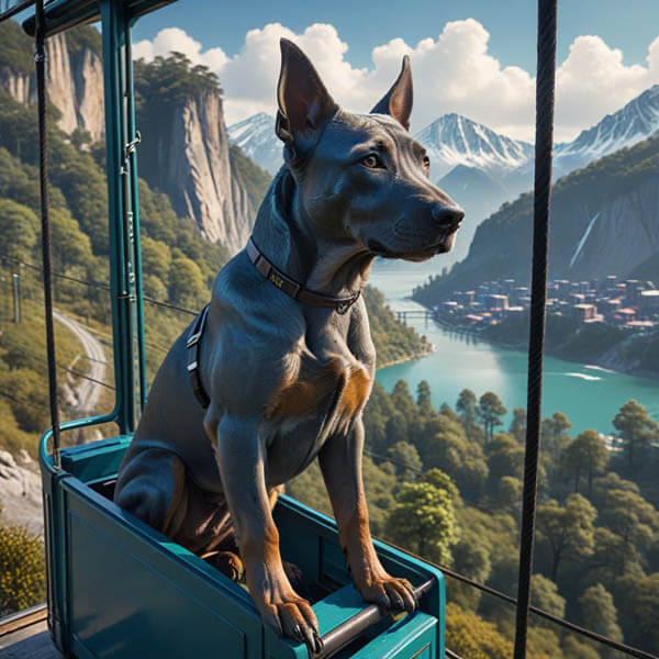 DIGITAL DOG ART AI GENERATED GALLERY