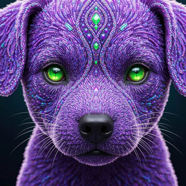 DIGITAL DOG ART AI GENERATED GALLERY
