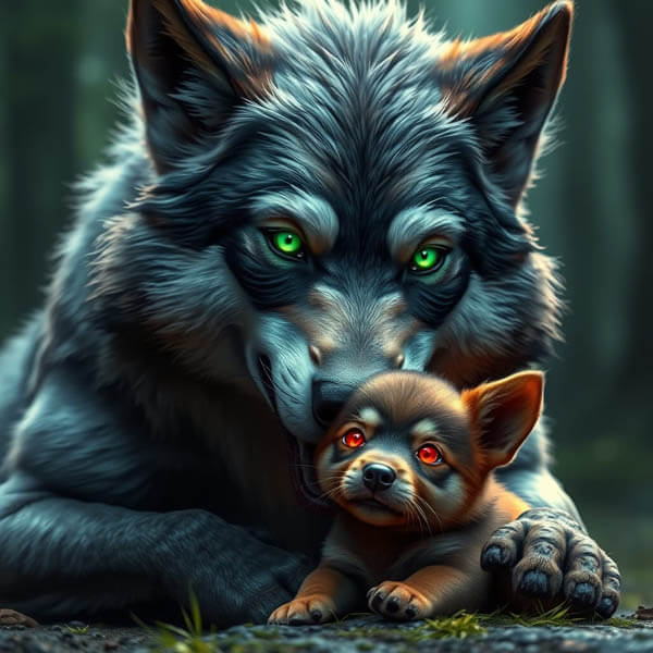 DIGITAL DOG ART AI GENERATED GALLERY