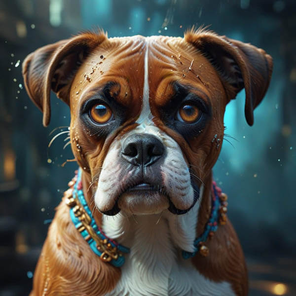 DIGITAL DOG ART AI GENERATED GALLERY