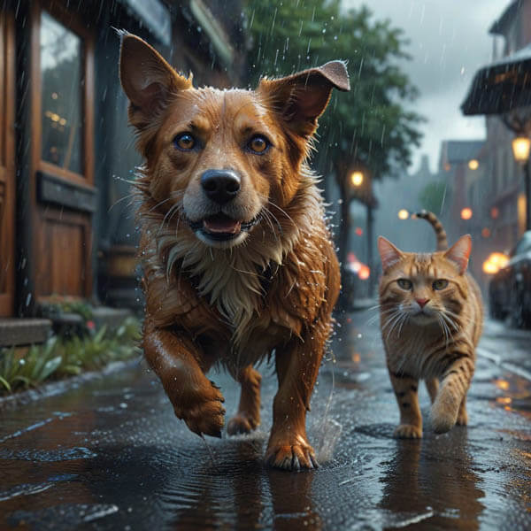 DIGITAL DOG ART AI GENERATED GALLERY