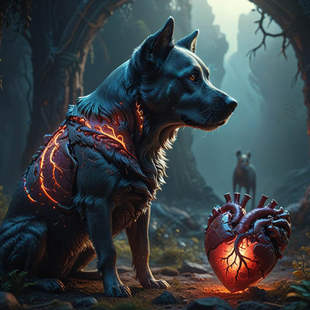 DIGITAL DOG ART AI GENERATED GALLERY