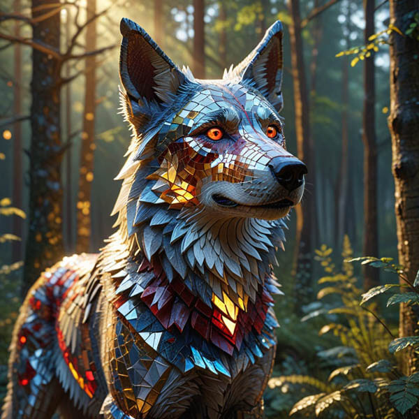 DIGITAL DOG ART AI GENERATED GALLERY