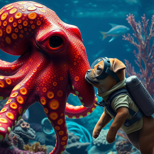 DIGITAL DOG ART AI GENERATED GALLERY