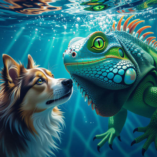 DIGITAL DOG ART AI GENERATED GALLERY