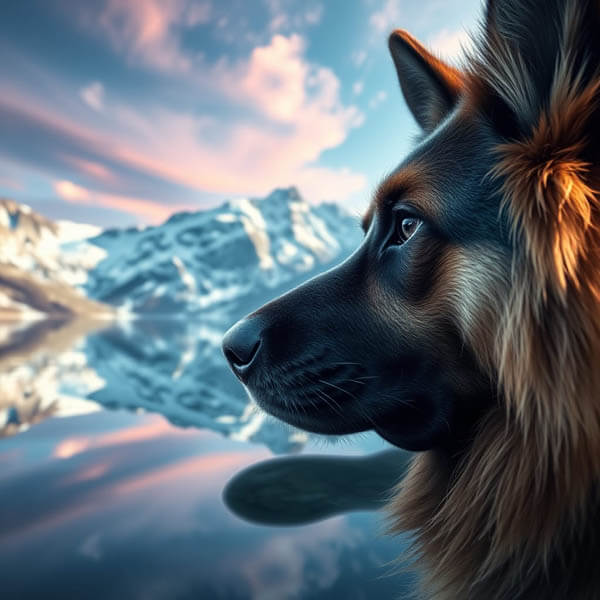 DIGITAL DOG ART AI GENERATED GALLERY