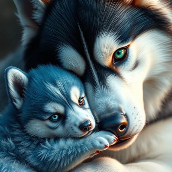 DIGITAL DOG ART AI GENERATED GALLERY