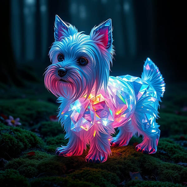 DIGITAL DOG ART AI GENERATED GALLERY