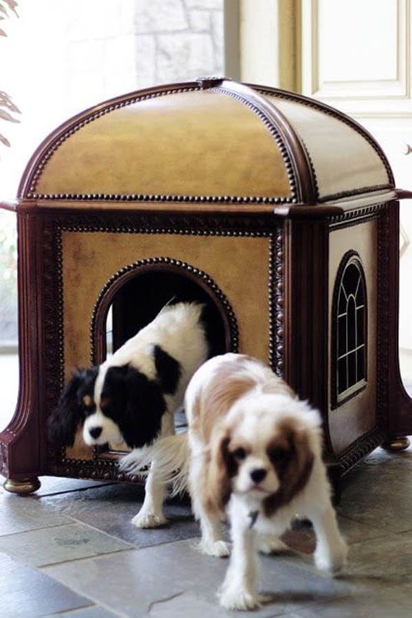 INDOOR DOG & PUPPY HOUSES, KENNELS, CAGES, CRATES, IGLOOS, BUILT-IN - HOMEMADE - DIY DOGHOUSE