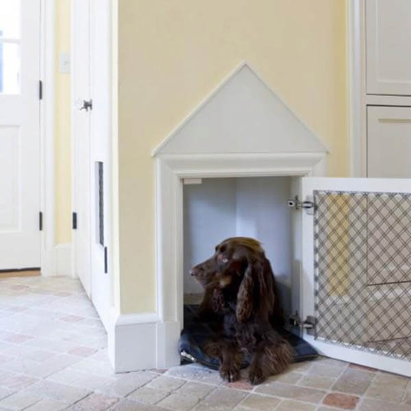 INDOOR DOG & PUPPY HOUSES, KENNELS, CAGES, CRATES, IGLOOS, BUILT-IN - HOMEMADE - DIY DOGHOUSE