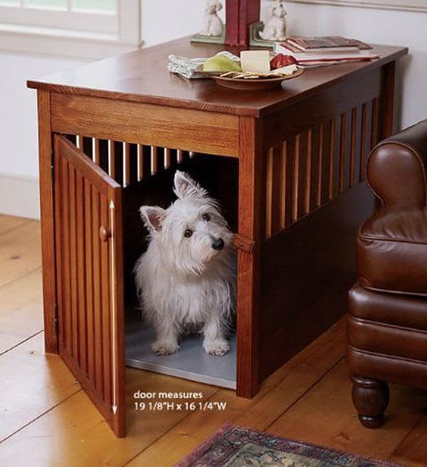 INDOOR DOG & PUPPY HOUSES, KENNELS, CAGES, CRATES, IGLOOS, BUILT-IN - HOMEMADE - DIY DOGHOUSE