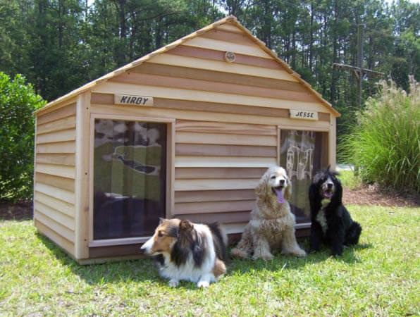 HOMEMADE DIY DOG & PUPPY HOUSES, KENNELS