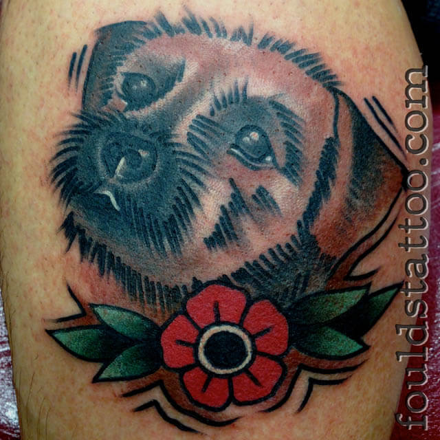 DOG TATTOO DESIGNS - AMAZING, STUNNING, WONDERFUL, 3D, COLORIFIC, ART, PORTRAITS, INK, PERMANENT, DOG TATTOOS FOR MAN & WOMAN