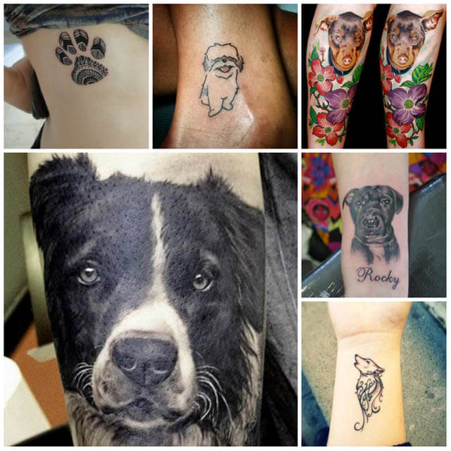 DOG TATTOO TYPES, VARIATIONS and STYLES