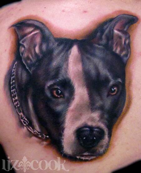 DOG TATTOO DESIGNS and IDEAS - AMAZING, STUNNING, WONDERFUL, 3D, COLORIFIC, ART, PORTRAITS, INK, PERMANENT, DOG TATTOOS FOR MAN & WOMAN