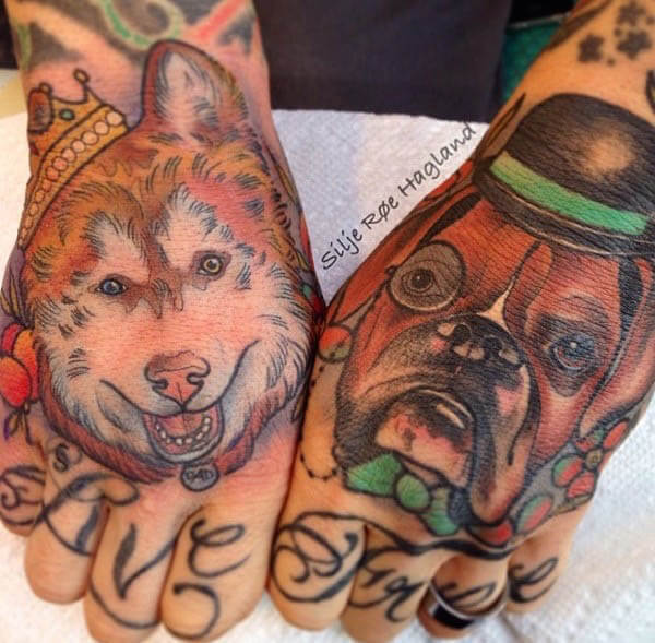 Dog Tattoos: Realistic, Colorful & Glamorous √ Designer, Ultra Modern Inspiring Dog Tattoo Ideas, Interpretation, Meaning & Symbolisation