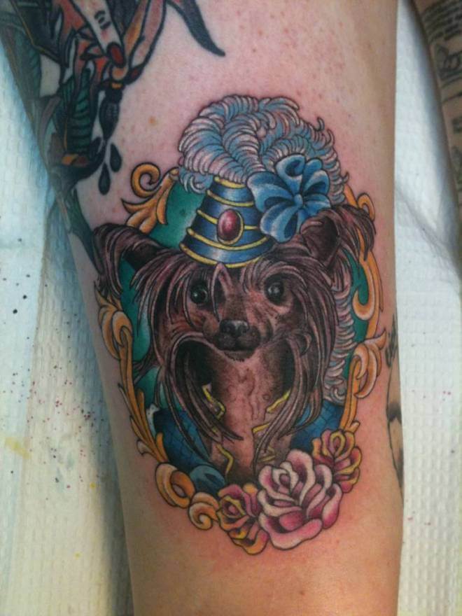 BEST PORTRAIT DOG TATTOO DESIGNS