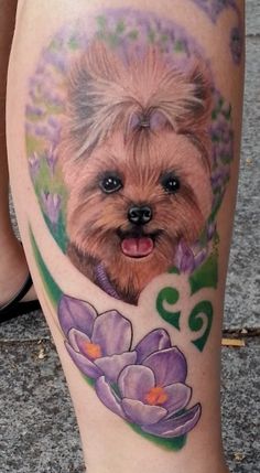 DOG TATTOO DESIGNS and IDEAS - AMAZING, STUNNING, WONDERFUL, 3D, COLORIFIC, ART, PORTRAITS, INK, PERMANENT, DOG TATTOOS FOR MAN & WOMAN