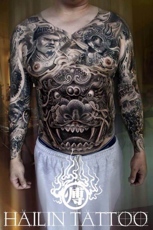 CHINESE FOO DOG TATTOOS - FANTASTIC, AMAZING