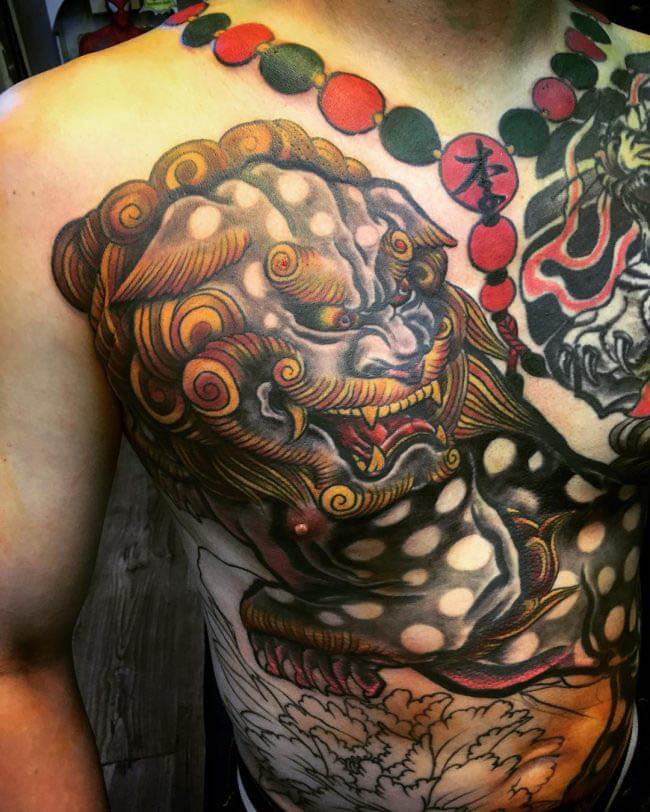 CHINESE FOO DOG TATTOOS - FANTASTIC, AMAZING