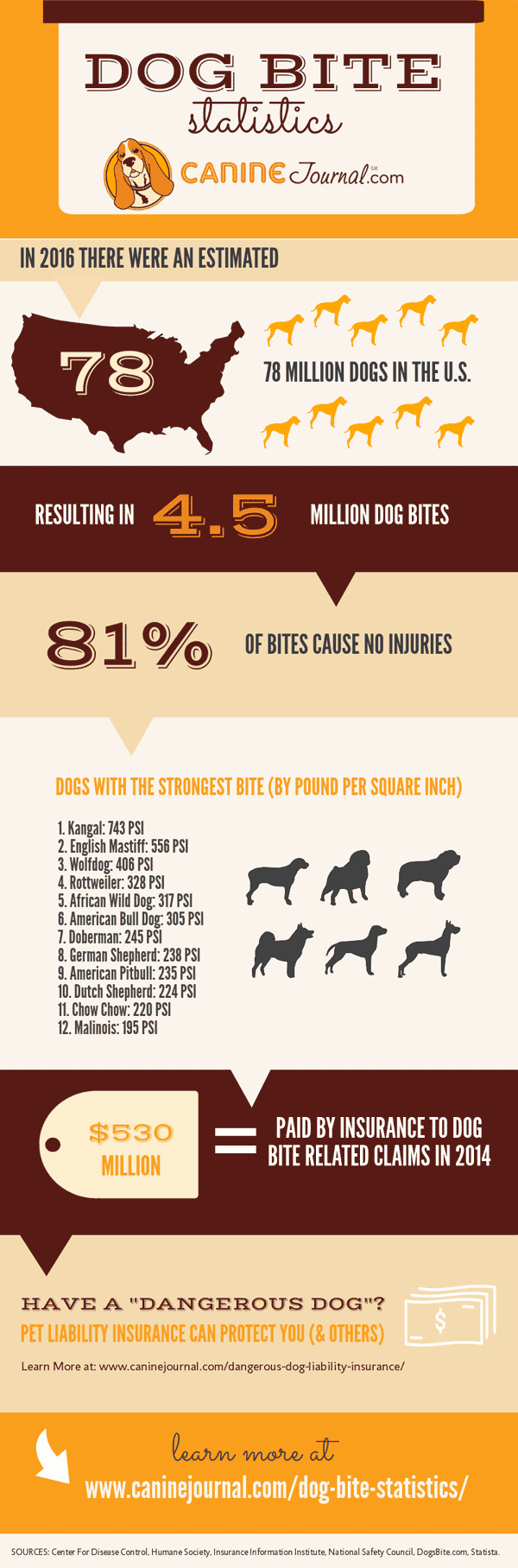 THIS INFOGRAFIC COURTESY OF WWW.CANINEJOURNAL.COM