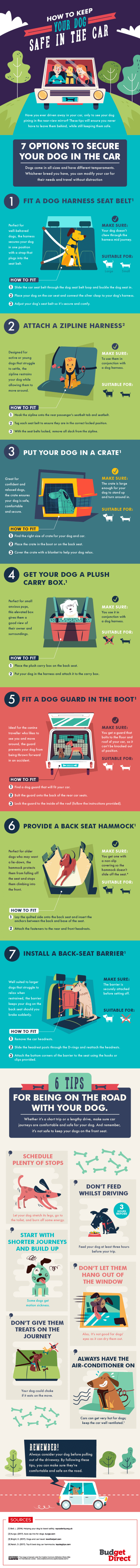 HOW TO TRAVEL WITH DOG IN CAR SAFE & SECURELY - by WWW.THEBARK.COM !