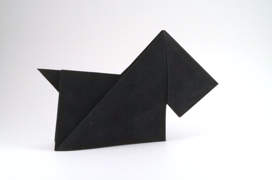 Scottie by Robert Neale (Press to Buy online this Origami Dog Template)