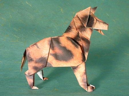 Shepherd by Seiji Nishikawa (Press to Buy online this Origami Dog Template)