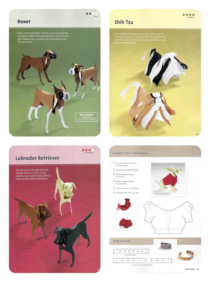 Dog Origami Books