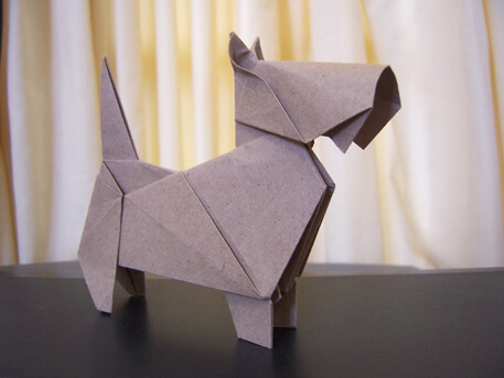 Origami Dogs, Origami Puppies, Advanced Origami, Japanese Origami