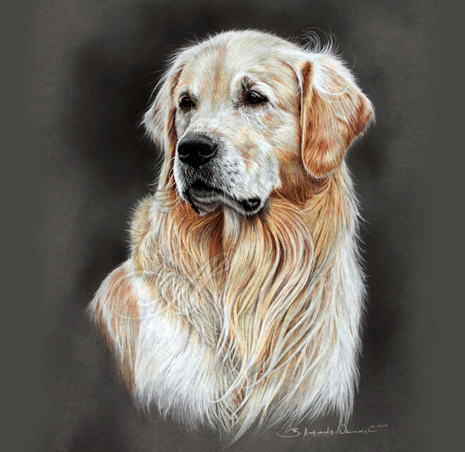 DOG ART, DRAWINGS, PAINT