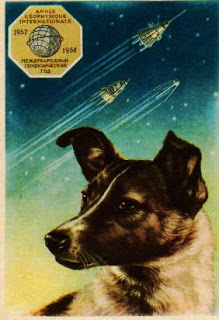 SOVIET SPACE DOG DRAWINGS