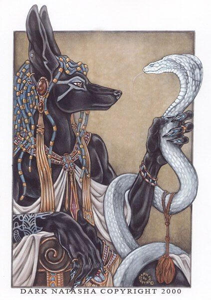 ANCIENT ANUBIS DOG