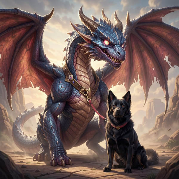 DIGITAL DOG ART AI GENERATED GALLERY