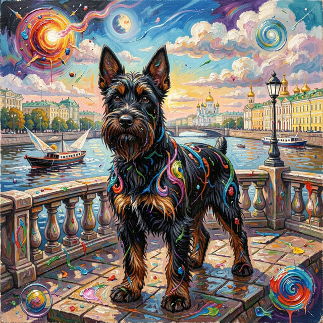 DIGITAL DOG ART AI GENERATED GALLERY